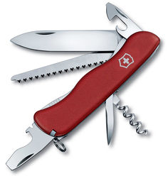 Складной нож VICTORINOX Forester, 12 функций, 111мм, красный [0.8363]