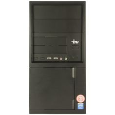 Компьютер IRU City 319, Intel Core i3 6100, DDR4 4Гб, 500Гб, Intel HD Graphics 530, Windows 10 Professional, черный [433442]