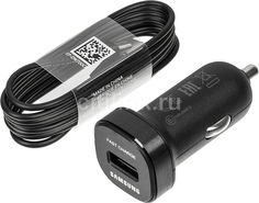 Автомобильное зарядное устройство SAMSUNG EP-LN930CBEGRU, USB, USB type-C, 2A, черный