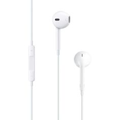 Гарнитура APPLE EarPods, вкладыши, белый, проводные