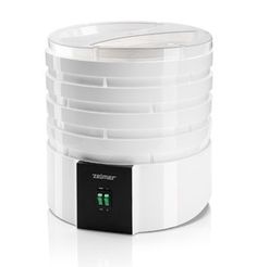 Сушилка для овощей и фруктов ZELMER ZFD2050W, белый, 4 поддона