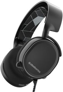 Наушники с микрофоном STEELSERIES Arctis 3, мониторы, черный [61433]