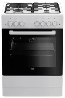 Электрическая плита BEKO FSE63110DW, эмаль, белый