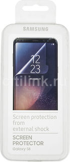 Защитная пленка для экрана SAMSUNG ET-FG950CTEGRU для Samsung Galaxy S8, прозрачная, 2 шт