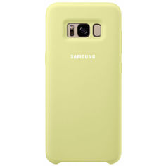 Чехол (клип-кейс) SAMSUNG Silicone Cover, для Samsung Galaxy S8+, зеленый [ef-pg955tgegru]