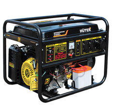 Бензиновый генератор HUTER DY8000LX-3, 380 В, 7кВт