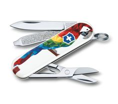 Складной нож VICTORINOX Classic LE2017 &quot;Guacamaya&quot;, 78 функций, 58мм [0.6223.l1709]