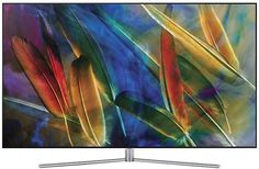 LED телевизор SAMSUNG QE65Q7FAMUXRU &quot;R&quot;, 65&quot;, Ultra HD 4K (2160p), серебристый