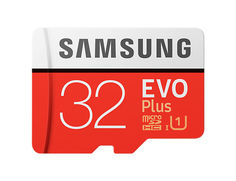 Карта памяти microSD UHS-I SAMSUNG EVO PLUS 32 ГБ, 95 МБ/с, Class 10, MB-MC32GA/RU, 1 шт.