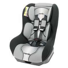 Автокресло детское NANIA Driver FST (pop black), 0+/1, серый/черный [046901]