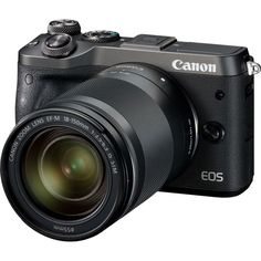 Фотоаппарат CANON EOS M6 kit ( 18-150 IS STM f/ 3.5-6.3), черный [1724c022]