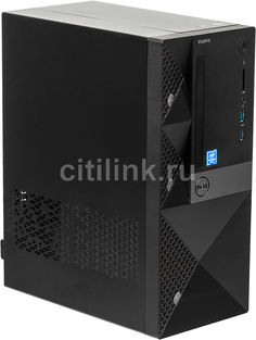 Компьютер DELL Vostro 3667, Intel Pentium G4400, DDR4 4Гб, 500Гб, Intel HD Graphics 510, CR, Windows 10 Home, черный [3667-0727]