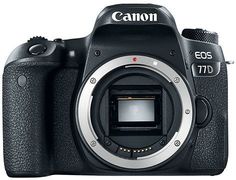 Зеркальный фотоаппарат CANON EOS 77D body, черный