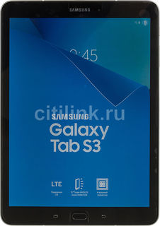 Планшет SAMSUNG Galaxy Tab S3 SM-T825N, 4GB, 32GB, 3G, 4G, Android 7.0 серебристый [sm-t825nzsaser]