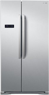 Холодильник SHIVAKI SBS-615DNFX, двухкамерный, нержавеющая сталь