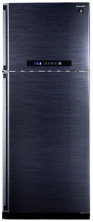 Холодильник SHARP SJ-PC58ABK, двухкамерный, черный
