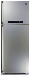 Холодильник SHARP SJ-PC58ASL, двухкамерный, серебристый