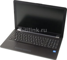 Ноутбук HP 15-bs041ur, 15.6&quot;, Intel Pentium N3710 1.6ГГц, 4Гб, 500Гб, Intel HD Graphics 405, Windows 10, 1VH41EA, серый