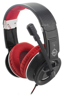 Наушники с микрофоном OKLICK HS-L350G RED WAR, мониторы, черный