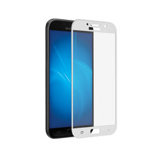 Защитное стекло для экрана DF sColor-17 для Samsung Galaxy A7 2017, 1 шт, белый [df scolor-17 (white)]