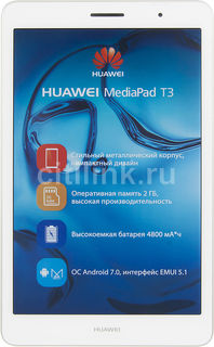 Планшет HUAWEI MediaPad T3 8.0, 2GB, 16GB, 3G, 4G, Android 7.0 золотистый [53018494]