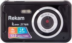 Цифровой фотоаппарат REKAM iLook S760i, черный