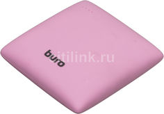 Внешний аккумулятор BURO RA-7500PL-PU Pillow, 7500мAч, фиолетовый