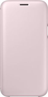 Чехол (флип-кейс) SAMSUNG Wallet Cover, для Samsung Galaxy J5 (2017), розовый [ef-wj530cpegru]