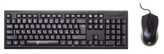 Комплект (клавиатура+мышь) OKLICK 620M, USB, проводной, черный