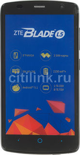 Смартфон ZTE Blade L5, серый