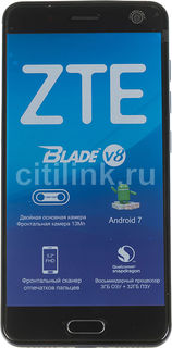Смартфон ZTE Blade 32Gb, V8, серый