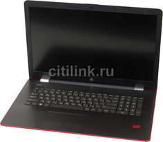 Ноутбук HP 17-ak043ur, 17.3&quot;, AMD A6 9220 2.5ГГц, 4Гб, 500Гб, AMD Radeon 520 - 2048 Мб, DVD-RW, Windows 10, 2CP59EA, красный