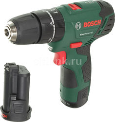 Дрель-шуруповерт BOSCH EasyImpact 12, с двумя аккумуляторами [060398390e]