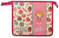 Папка для тетрадей Silwerhof 671900 Сладкоежка A5 240х205х40мм 1отд. пласт./лам.карт. на молнии