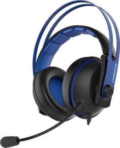 Наушники с микрофоном ASUS Cerberus V2, мониторы, синий / черный [90yh016b-b1ua00]