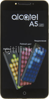 Смартфон ALCATEL A5 LED 5085d, серебристый