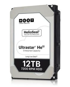 Жесткий диск HGST Ultrastar HE12 HUH721212ALE604, 12Тб, HDD, SATA III, 3.5&quot; [0f30146]