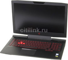 Ноутбук HP Omen 17-an018ur, 17.3&quot;, Intel Core i7 7700HQ 2.8ГГц, 8Гб, 1000Гб, nVidia GeForce GTX 1050 - 2048 Мб, DVD-RW, Windows 10, 2CM07EA, черный