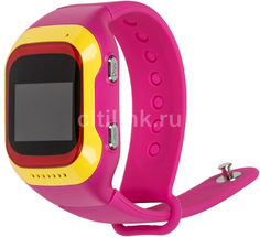 Смарт-часы GINZZU GZ-501, 0.98&quot;, красный/желтый / розовый