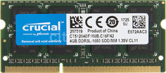 Модуль памяти CRUCIAL CT51264BF160B DDR3L - 4Гб 1600, SO-DIMM, Ret