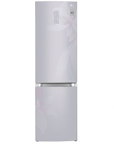 Холодильник LG GA-B499TGDF, двухкамерный, светло-серый