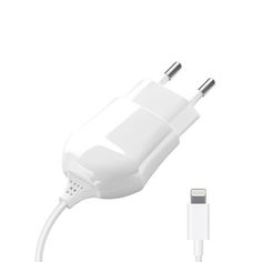 Сетевое зарядное устройство DEPPA 23140, 8-pin Lightning (Apple), 1A, белый