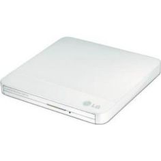 Оптический привод DVD-RW LG GP95, внешний, SATA, белый, Ret [gp95nw70]