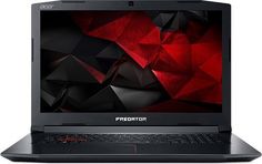 Ноутбук ACER Predator Helios 300 PH317-51-76NY, 17.3&quot;, Intel Core i7 7700HQ 2.8ГГц, 8Гб, 1000Гб, nVidia GeForce GTX 1060 - 6144 Мб, Linux, NH.Q29ER.012, черный