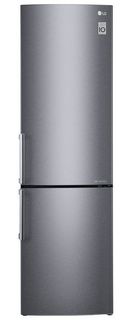 Холодильник LG GA-B499YLCZ, двухкамерный, нержавеющая сталь