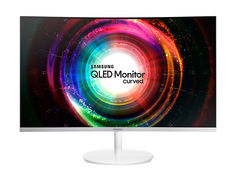 Монитор ЖК SAMSUNG C32H711QEI 31.5&quot;, белый [lc32h711qeixci]