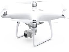 Квадрокоптер DJI Phantom 4 Advanced с камерой, белый