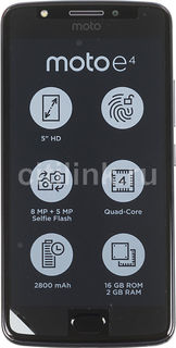 Смартфон MOTOROLA E4 XT1762, серый