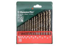 Набор сверл HAMMER Flex 202-907 DR, по металлу, 19шт [37076]