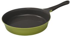 Сковорода FRYBEST Oliva Oliva-F28I, 28см, без крышки, оливковый